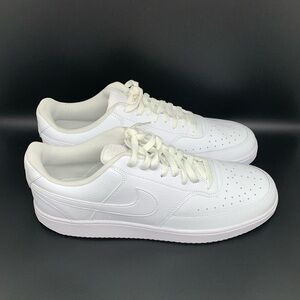 Nike Court‎ Vision Low Triple White Shoes CD5463-100 Men's Sz 14
